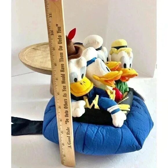 Disney Store Donald Duck 65th Anniversary Bean Bag Set Plush 65 Feisty Years! - Picture 10 of 16